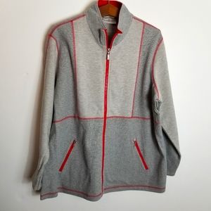 Draper's & Damon's Cotton Blend Zip Front Jacket